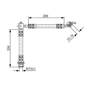 Brzdová hadica BOSCH 1 987 476 358