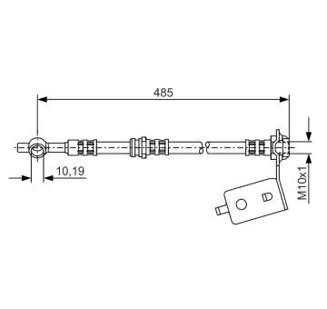 Brzdová hadice BOSCH 1 987 476 367