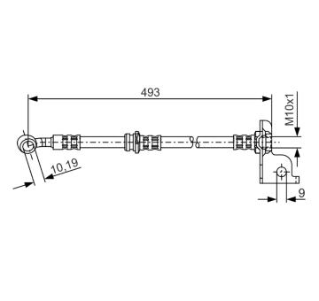 Brzdová hadica BOSCH 1 987 476 371