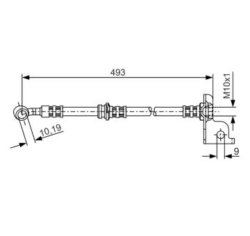 Brzdová hadice BOSCH 1 987 476 371