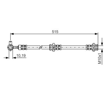 Brzdová hadice BOSCH 1 987 476 378