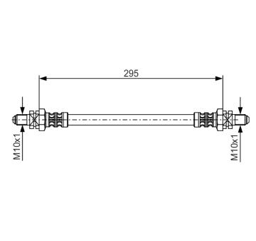 Brzdová hadice BOSCH 1 987 476 382
