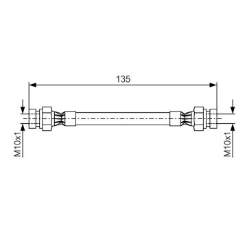 Brzdová hadice BOSCH 1 987 476 400