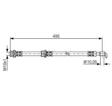 Brzdová hadice BOSCH 1 987 476 401