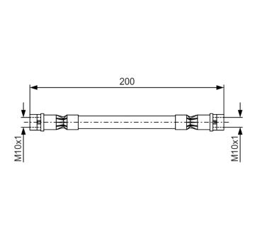 Brzdová hadice BOSCH 1 987 476 402
