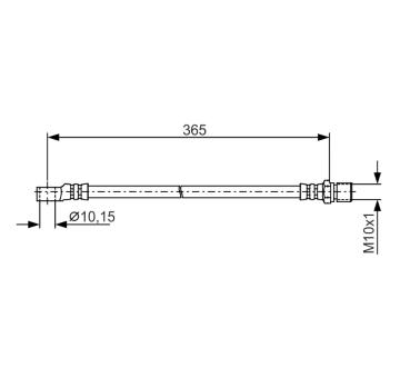 Brzdová hadice BOSCH 1 987 476 412