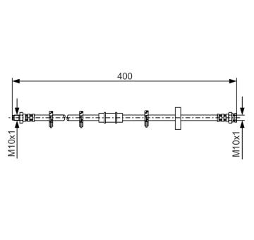 Brzdová hadica BOSCH 1 987 476 413