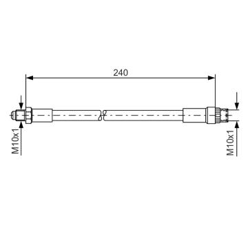 Brzdová hadice BOSCH 1 987 476 421