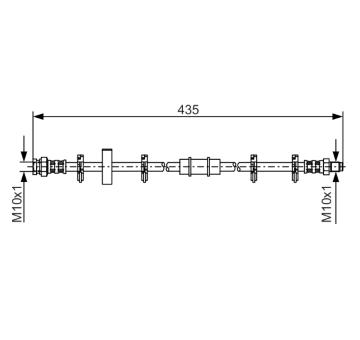 Brzdová hadica BOSCH 1 987 476 442