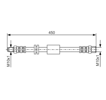 Brzdová hadice BOSCH 1 987 476 443