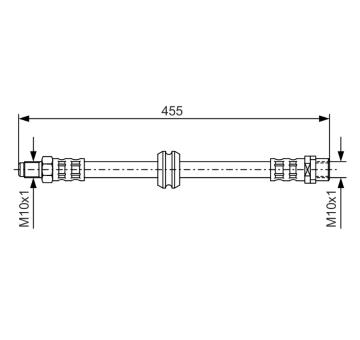 Brzdová hadice BOSCH 1 987 476 444
