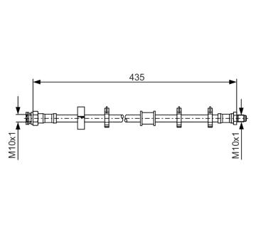 Brzdová hadice BOSCH 1 987 476 445