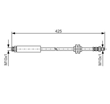 Brzdová hadice BOSCH 1 987 476 451