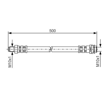 Brzdová hadice BOSCH 1 987 476 453