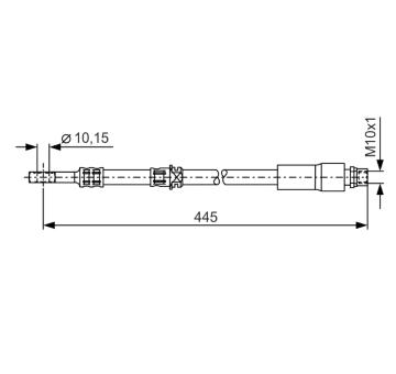 Brzdová hadica BOSCH 1 987 476 455