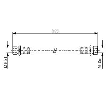 Brzdová hadice BOSCH 1 987 476 457