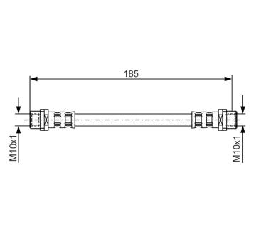 Brzdová hadice BOSCH 1 987 476 458
