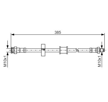 Brzdová hadica BOSCH 1 987 476 459