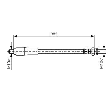 Brzdová hadice BOSCH 1 987 476 461