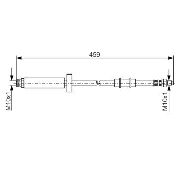 Brzdová hadice BOSCH 1 987 476 462