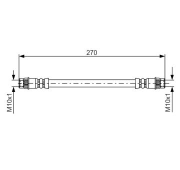 Brzdová hadice BOSCH 1 987 476 493
