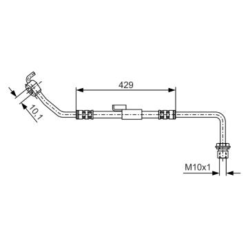 Brzdová hadica BOSCH 1 987 476 510