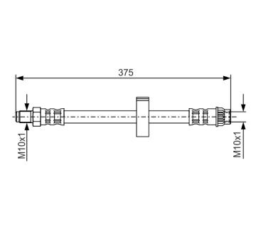 Brzdová hadice BOSCH 1 987 476 518
