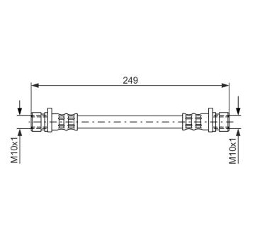 Brzdová hadice BOSCH 1 987 476 525