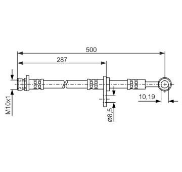 Brzdová hadice BOSCH 1 987 476 526