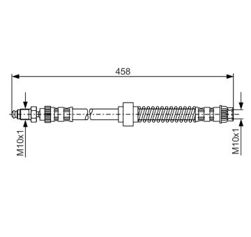 Brzdová hadica BOSCH 1 987 476 534