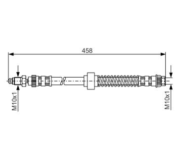 Brzdová hadice BOSCH 1 987 476 534