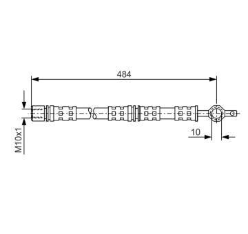 Brzdová hadica BOSCH 1 987 476 551