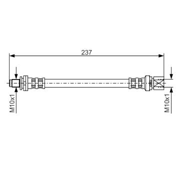 Brzdová hadica BOSCH 1 987 476 564