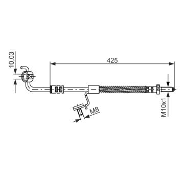 Brzdová hadice BOSCH 1 987 476 566
