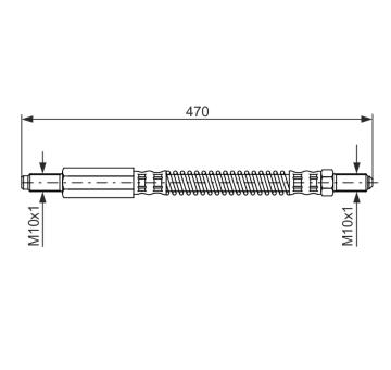 Brzdová hadice BOSCH 1 987 476 595