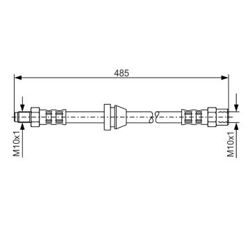 Brzdová hadice BOSCH 1 987 476 611