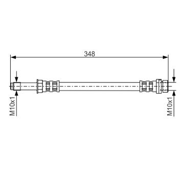 Brzdová hadice BOSCH 1 987 476 622