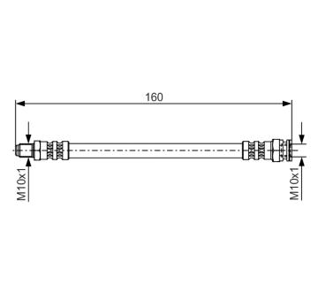 Brzdová hadice BOSCH 1 987 476 629