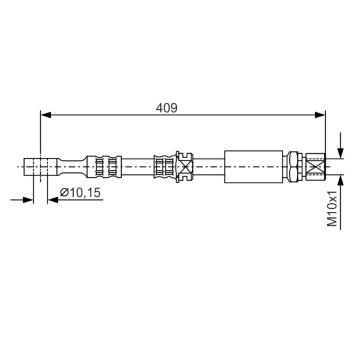 Brzdová hadice BOSCH 1 987 476 644