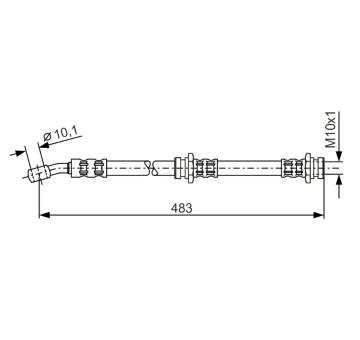 Brzdová hadica BOSCH 1 987 476 654