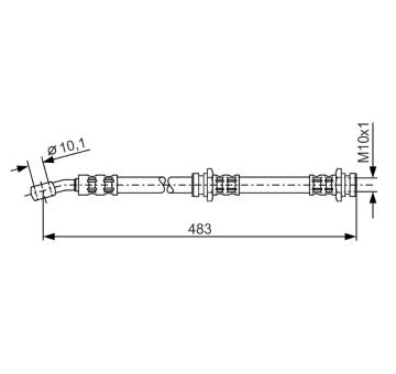 Brzdová hadice BOSCH 1 987 476 654