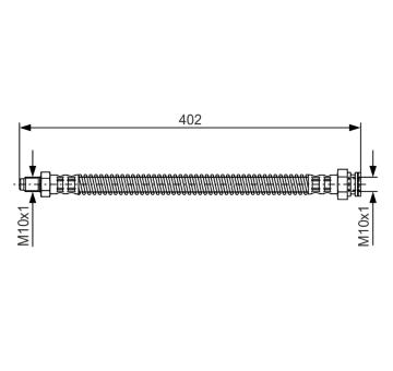Brzdová hadica BOSCH 1 987 476 667