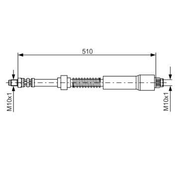 Brzdová hadice BOSCH 1 987 476 675
