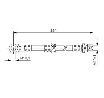 Brzdová hadice BOSCH 1 987 476 694