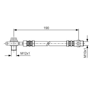 Brzdová hadice BOSCH 1 987 476 719