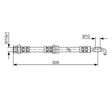 Brzdová hadice BOSCH 1 987 476 733