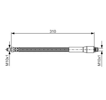 Brzdová hadice BOSCH 1 987 476 746