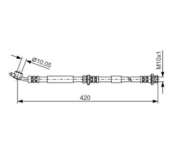 Brzdová hadice BOSCH 1 987 476 790
