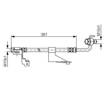 Brzdová hadice BOSCH 1 987 476 821