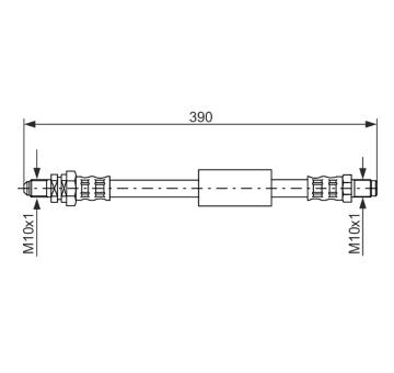 Brzdová hadica BOSCH 1 987 476 840